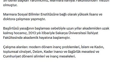 AK Parti Sosyal Politikalardan Sorumlu Genel Başkan Yardımcılığına Terzioğlu atandı
