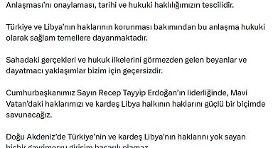AK Parti'li Çelik: Deniz Yetki Alanları Anlaşması'nın onaylanması, tarihi ve hukuki haklılığımızın tescilidir