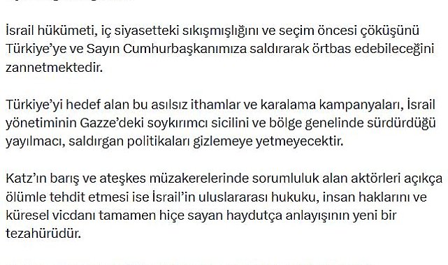 AK Parti'li Çelik: İsrail yönetiminin içine düştüğü çaresizliğin ve tükenmişliğin açık bir göstergesidir