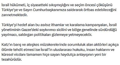AK Parti'li Çelik: İsrail yönetiminin içine düştüğü çaresizliğin ve tükenmişliğin açık bir göstergesidir