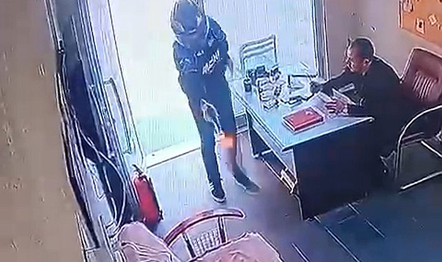 Akaryakıt istasyonundaki silahlı saldırının görüntüleri ortaya çıktı
