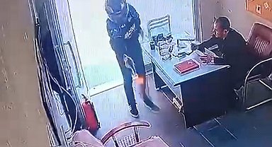 Akaryakıt istasyonundaki silahlı saldırının görüntüleri ortaya çıktı