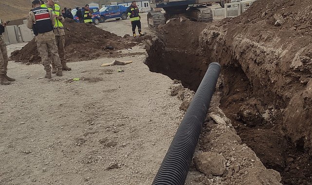 Altyapı çalışması sırasında göçük; 1 ölü