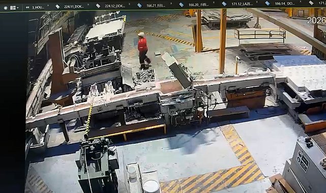 Alüminyum fabrikasındaki patlamanın görüntüleri ortaya çıktı