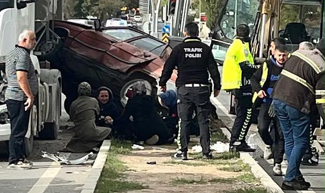 Ankara'da 2 aracın çarpıştığı kazada 5 yaralı