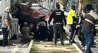 Ankara'da 2 aracın çarpıştığı kazada 5 yaralı