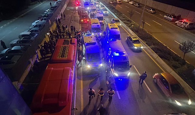 Ankara'da EGO otobüsü üst geçide çarptı: 24 yaralı