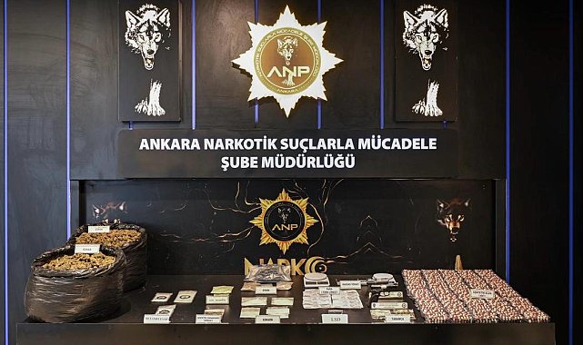 Ankara'da narkotik operasyonları: 43 tutuklama