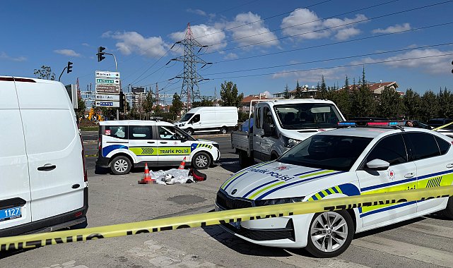 Ankara'da otomobilin çarptığı motosikletin sürücüsü hayatını kaybetti