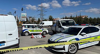 Ankara'da otomobilin çarptığı motosikletin sürücüsü hayatını kaybetti