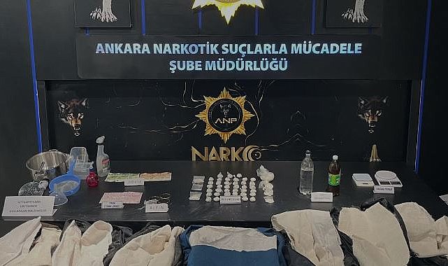 Ankara'da uyuşturucu operasyonu: 3 gözaltı