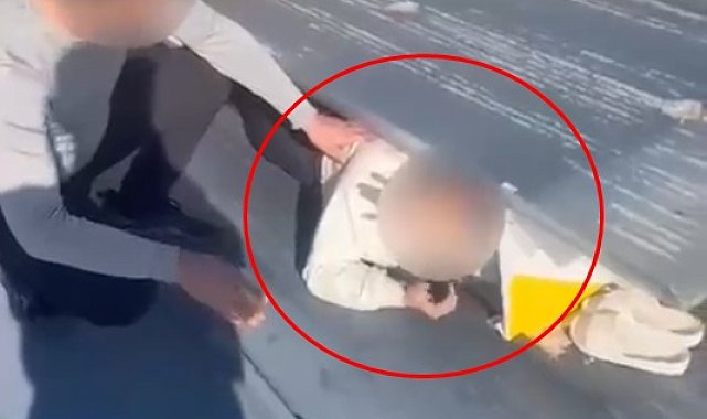 Aranan hükümlü çatı arasında yakalandı