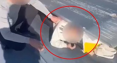 Aranan hükümlü çatı arasında yakalandı