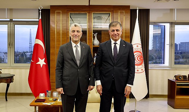 Bakan Bolat, İzmir Büyükşehir Belediye Başkanı Tugay ile görüştü
