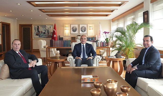 Bakan Ersoy, Devlet Opera ve Balesi Genel Müdürü Atilla'yı kabul etti