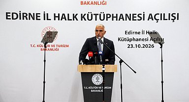 Bakan Ersoy: Kütüphaneleri çoğaltmak, toplumumuzun düşünce dünyasını zenginleştirmektir