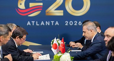 Bakan Fidan, Atlanta'da Japon Mevkidaşı Motegi ile görüştü