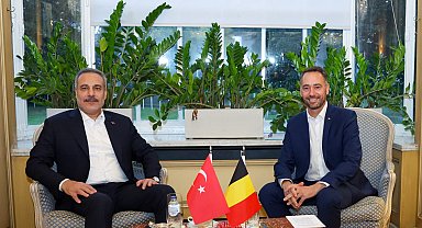 Bakan Fidan, Belçikalı mevkidaşı Prevot ile görüştü