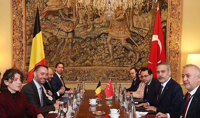 Bakan Fidan, Belçikalı mevkidaşı Prevot ile görüştü