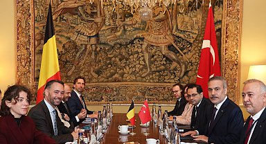 Bakan Fidan, Belçikalı mevkidaşı Prevot ile görüştü