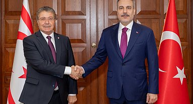 Bakan Fidan, KKTC Başbakanı Üstel ile görüştü