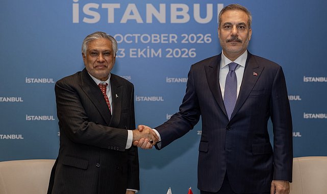 Bakan Fidan, Pakistan Dışişleri Bakanı Ishaq Dar ile bir araya geldi
