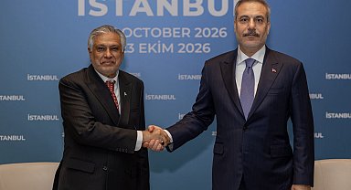 Bakan Fidan, Pakistan Dışişleri Bakanı Ishaq Dar ile bir araya geldi