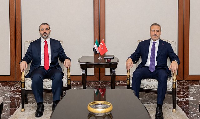 Bakan Fidan, Suriyeli mevkidaşı Şeybani ile bir araya geldi