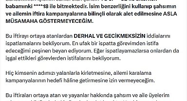 Bakan Göktaş: Fon meselesi üzerinden şahsımı ve ailemi hedef alan iddialar iftiradır