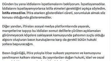 Bakan Göktaş'tan, Ümit Özlale, Cemal Enginyurt ve Ali Mahir Başarır hakkında suç duyurusu