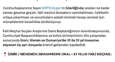 Bakan Gürlek: 64 dosyada 71 cinayeti faili meçhul olmaktan çıkardık