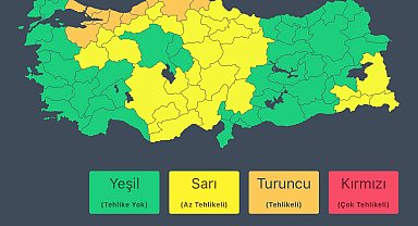 Bakan Kurum: 10 ilde turuncu, 26 ilde sarı kodlu uyarı var