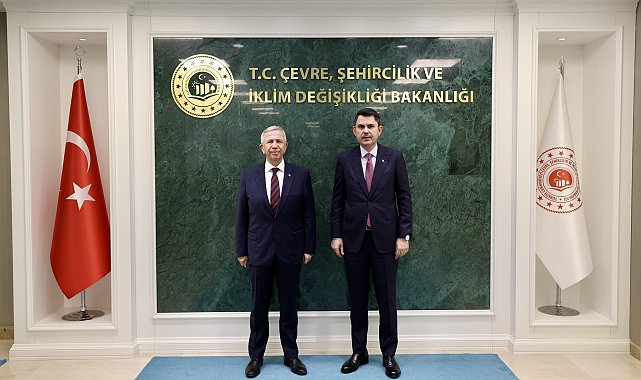Bakan Kurum, Mansur Yavaş'ı kabul etti