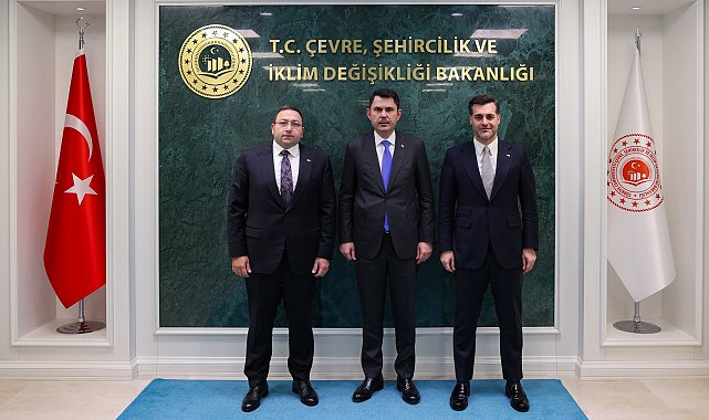 Bakan Kurum, Üsküdar Belediye Başkan Vekili Gültekin'i kabul etti
