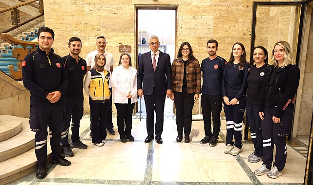 Bakan Memişoğlu'ndan, TBMM İlk Yardım Merkezi'ne ziyaret