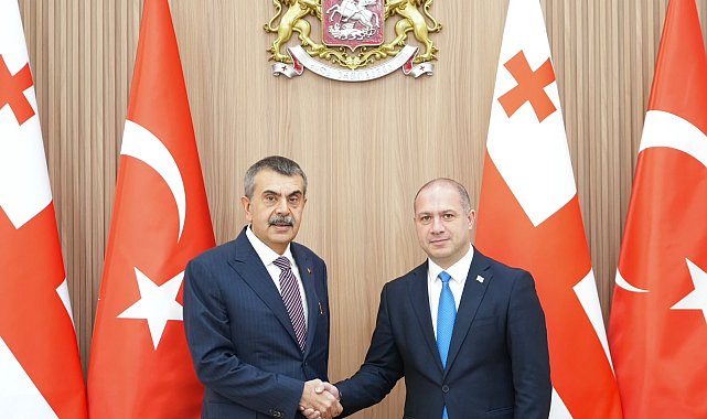 Bakan Tekin, Gürcistan Eğitim, Bilim ve Gençlik Bakanı Mikanadze ile görüştü