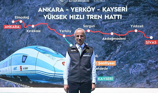 Bakan Uraloğlu: Ankara-Kayseri seyahat süresini 1 saat 45 dakikaya düşüreceğiz