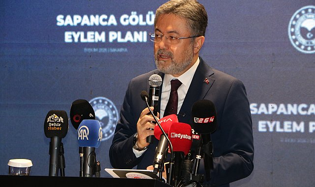 Bakan Yumaklı: Sapanca Gölü kötüye giderse, Kocaeli ve Sakarya susuz kalır