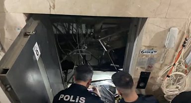 Bakımı sırasında halatı kopan asansör düştü; 2 yaralı