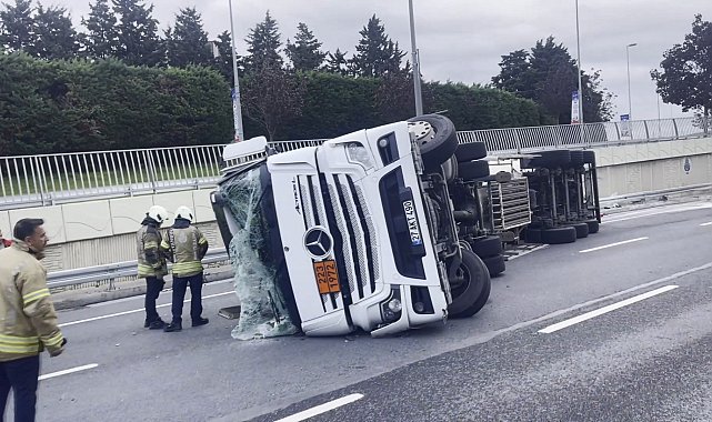 Bakırköy'de LNG yüklü tanker devrildi: 1 yaralı -1