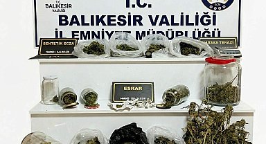 Balıkesir'de uyuşturucu operasyonu; 2 gözaltı