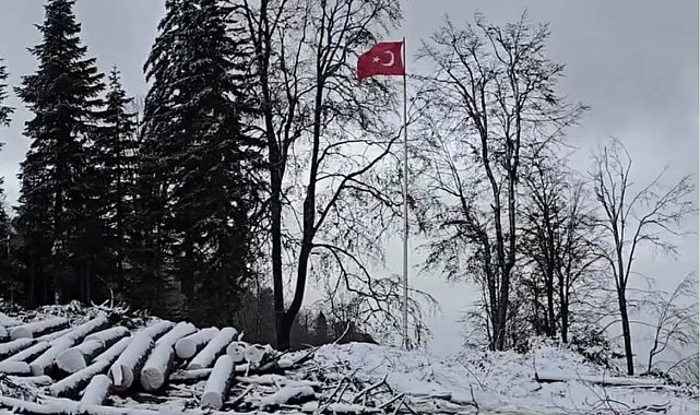 Bartın'ın yüksek kesimlerine ilk kar düştü