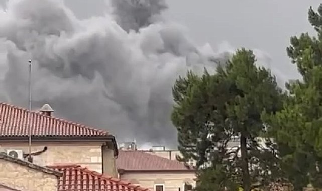 Bayrampaşa'da sanayi sitesinde yangın -1