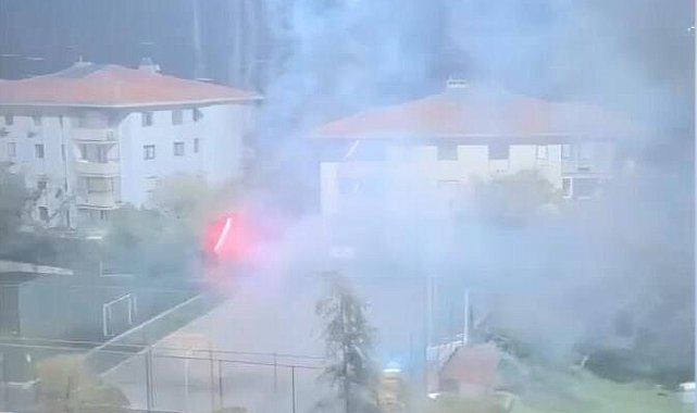 Beşiktaş'ta havai fişek patlatıp kaçmaya çalıştılar; polisin müdahalesiyle yakalandılar