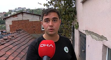 Beykoz'da istinat duvarı çöktü; 3 katlı bina tahliye edilecek