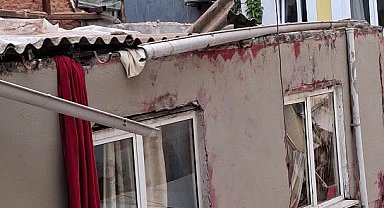 Beyoğlu'nda 5 katlı metruk binanın çökmeden önceki görüntüleri ortaya çıktı