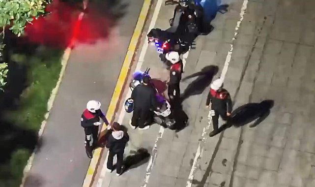 Beyoğlu'nda dron destekli denetim: Aranan 22 kişi yakalandı