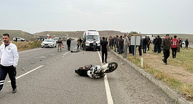 Bismil'de minibüsle çarpışan motosikletin sürücüsü 14 yaşındaki Enes, hayatını kaybetti