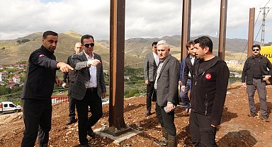 Bitlis'te çığ riskine karşı 1270 metrelik kar perdesi yapılacak