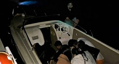 Bodrum'da 15 kaçak göçmen ile 2 organizatör şüphelisi yakalandı